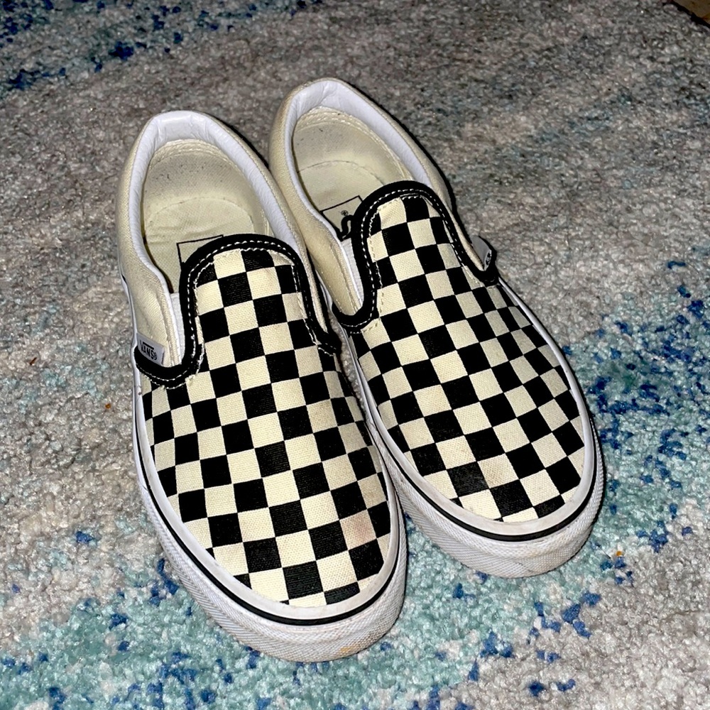 Vans Classic Checkerboard Slip Ons